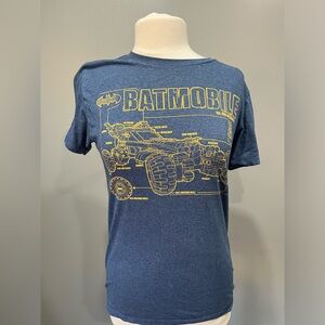 LEGO‎ Batman Batmobile T-Shirt Blue Yellow DC Comics
